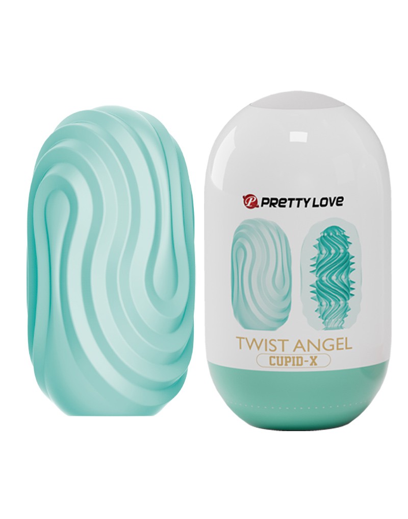 Pretty Love - Masturbator Ei - Twist Angel - Lichtblauw-Laced-up.nl