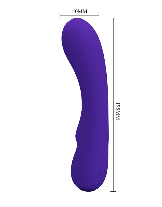 Pretty Love - Matt - G-Spot Vibrator - Flexibele Schacht - 12 Standen - Paars-Laced-up.nl