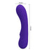 Pretty Love - Matt - G-Spot Vibrator - Flexibele Schacht - 12 Standen - Paars-Laced-up.nl