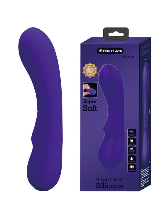 Pretty Love - Matt - G-Spot Vibrator - Flexibele Schacht - 12 Standen - Paars-Laced-up.nl