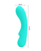 Pretty Love - Matt - G-Spot Vibrator - Flexibele Schacht - 12 Standen -Turquoise-Laced-up.nl