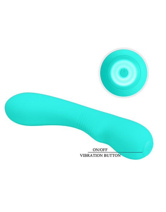 Pretty Love - Matt - G-Spot Vibrator - Flexibele Schacht - 12 Standen -Turquoise-Laced-up.nl