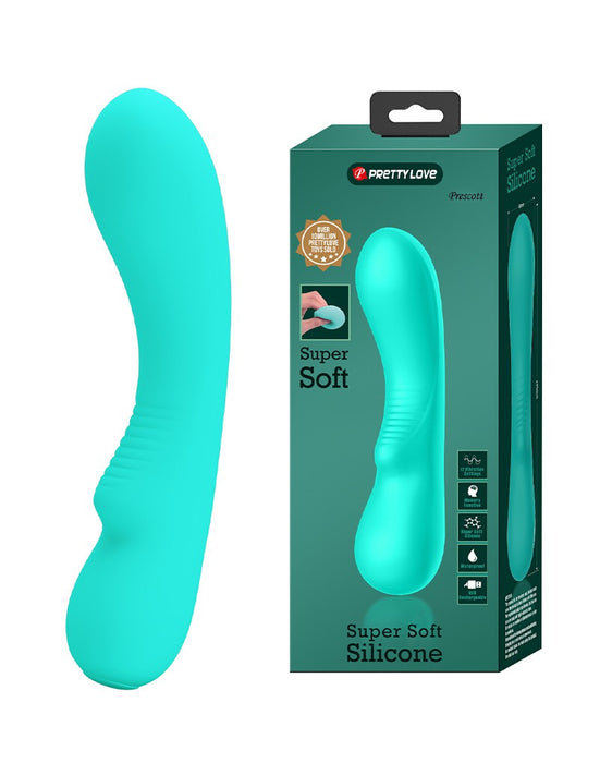 Pretty Love - Matt - G-Spot Vibrator - Flexibele Schacht - 12 Standen -Turquoise-Laced-up.nl