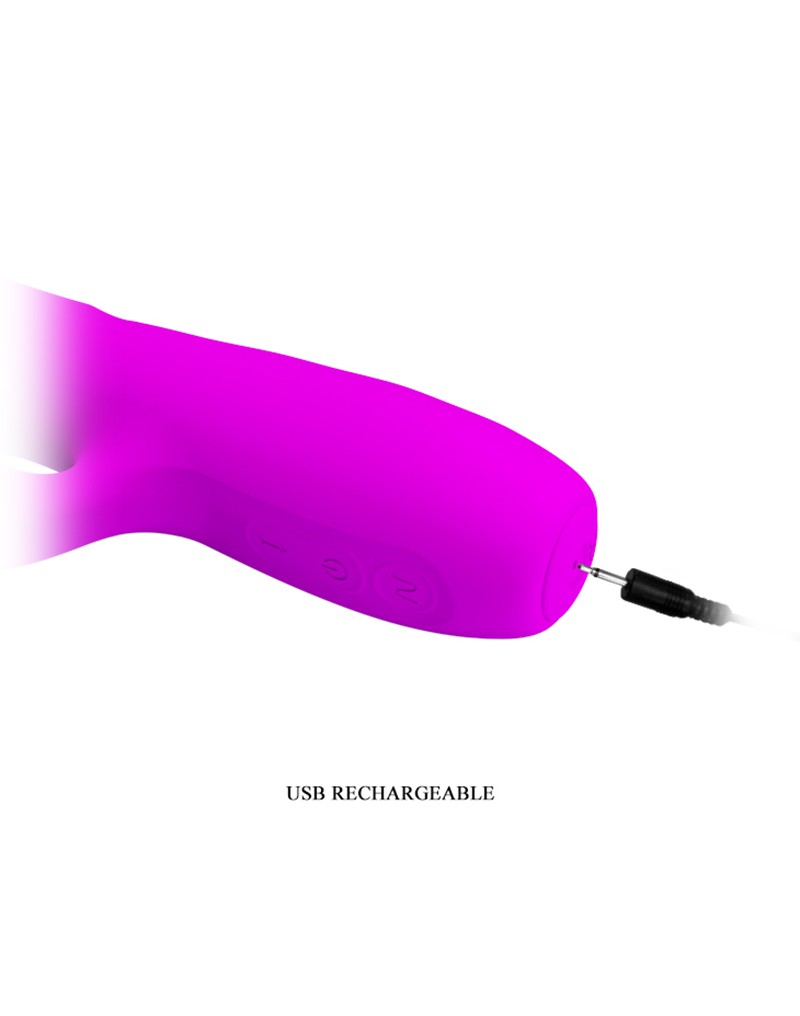 Pretty Love - Melanie - Stotende Rabbit Vibrator - Roze-Laced-up.nl