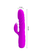 Pretty Love - Melanie - Stotende Rabbit Vibrator - Roze-Laced-up.nl