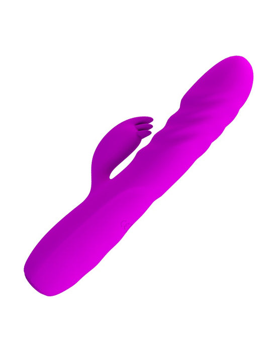 Pretty Love - Melanie - Stotende Rabbit Vibrator - Roze-Laced-up.nl