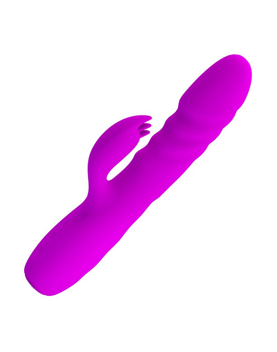 Pretty Love - Melanie - Stotende Rabbit Vibrator - Roze-Laced-up.nl