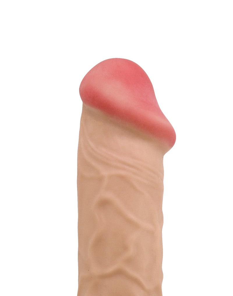 Pretty Love - Mendel - Sliding Skin Dildo - Lengte 26 cm - Ø 5.5 cm - Lichte Huidskleur-Laced-up.nl