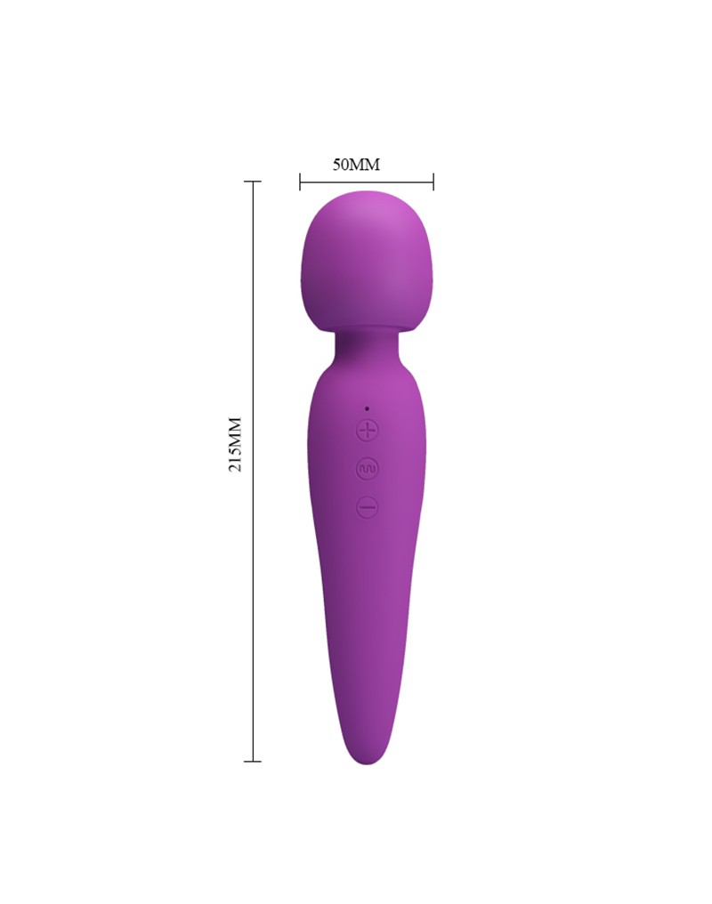 Pretty Love - Meredith - Wand Vibrator - 12 Standen - Waterproof - Paars-Laced-up.nl