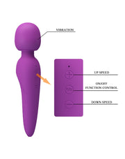Pretty Love - Meredith - Wand Vibrator - 12 Standen - Waterproof - Paars-Laced-up.nl