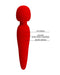 Pretty Love - Meredith - Wand Vibrator - 12 Standen - Waterproof - Rood-Laced-up.nl