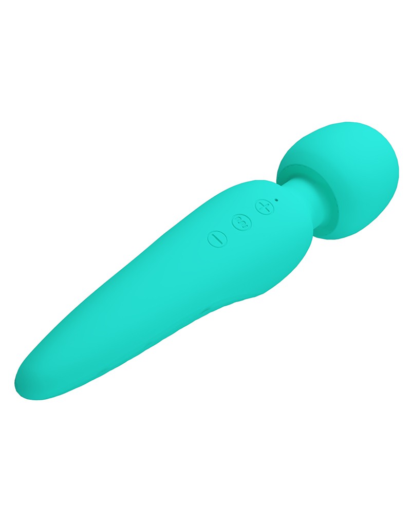 Pretty Love - Meredith - Wand Vibrator - 12 Standen - Waterproof - Turquoise-Laced-up.nl