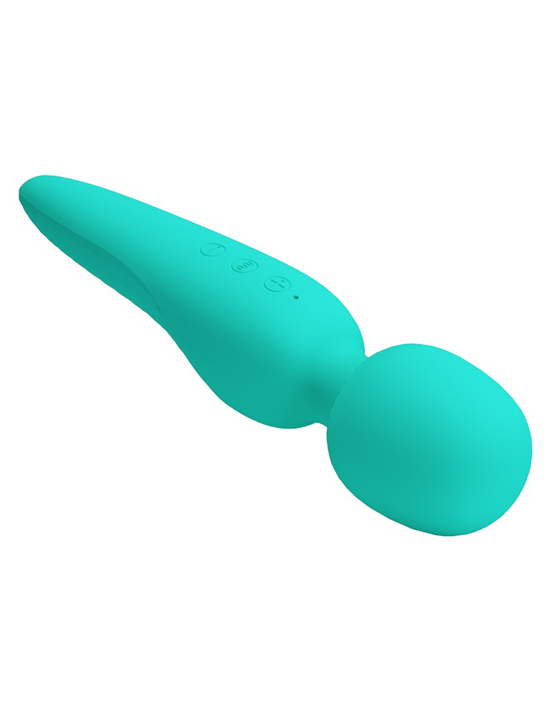 Pretty Love - Meredith - Wand Vibrator - 12 Standen - Waterproof - Turquoise-Laced-up.nl