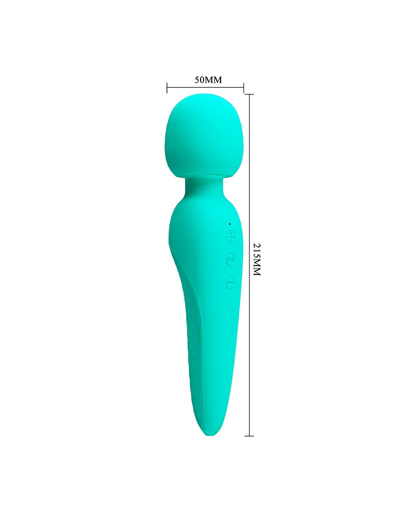 Pretty Love - Meredith - Wand Vibrator - 12 Standen - Waterproof - Turquoise-Laced-up.nl