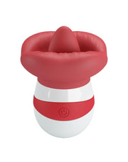 Pretty Love - Mina - Clitoris Vibrator - Likkende Tong Functie - Rood-Laced-up.nl