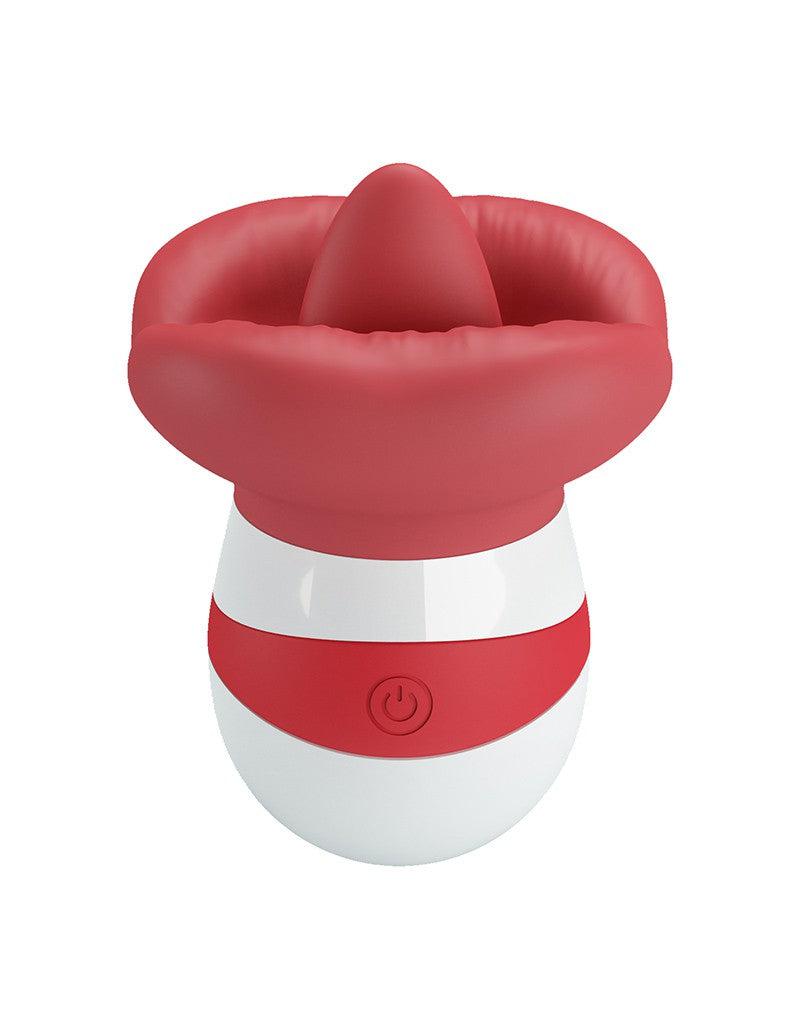 Pretty Love - Mina - Clitoris Vibrator - Likkende Tong Functie - Rood-Laced-up.nl