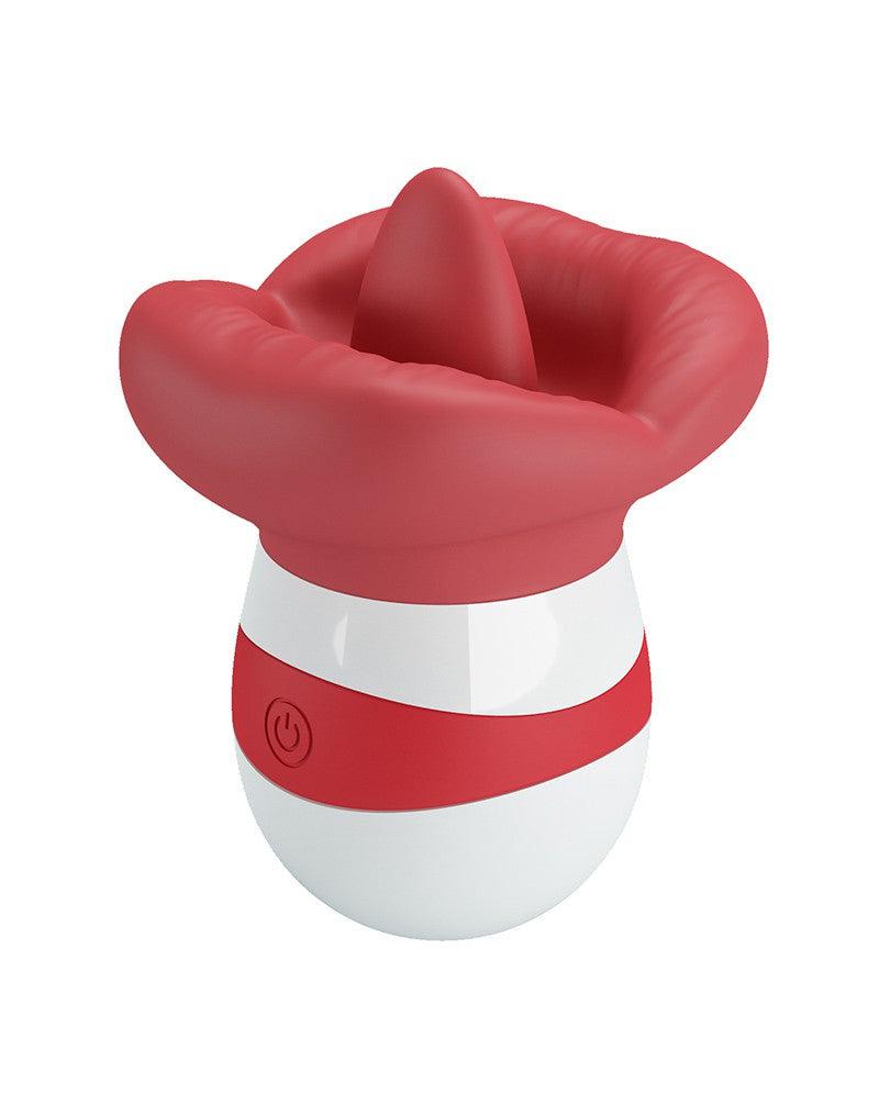Pretty Love - Mina - Clitoris Vibrator - Likkende Tong Functie - Rood-Laced-up.nl