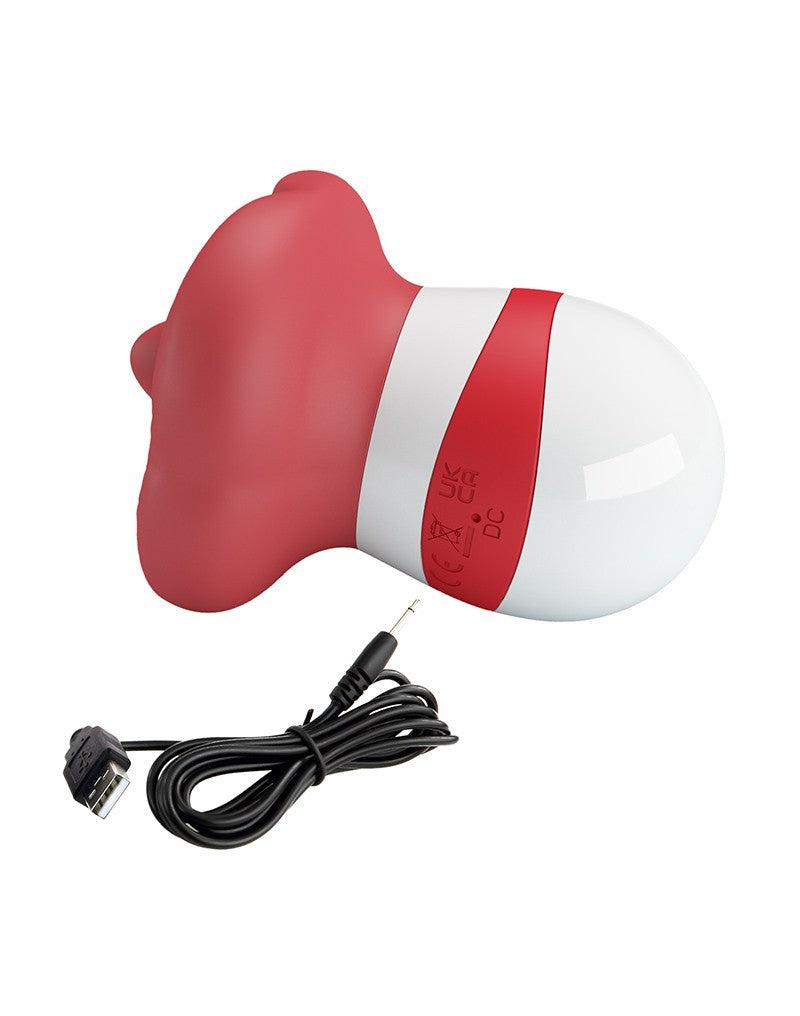 Pretty Love - Mina - Clitoris Vibrator - Likkende Tong Functie - Rood-Laced-up.nl