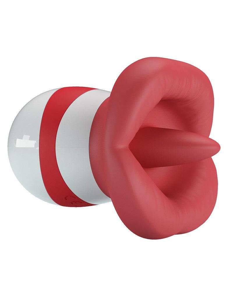 Pretty Love - Mina - Clitoris Vibrator - Likkende Tong Functie - Rood-Laced-up.nl