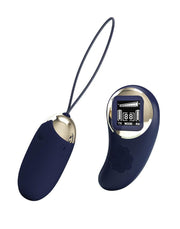 Pretty Love - Mina - Vibrerend Eitje - Afstandsbediening met LCD Display - Blauw-Laced-up.nl