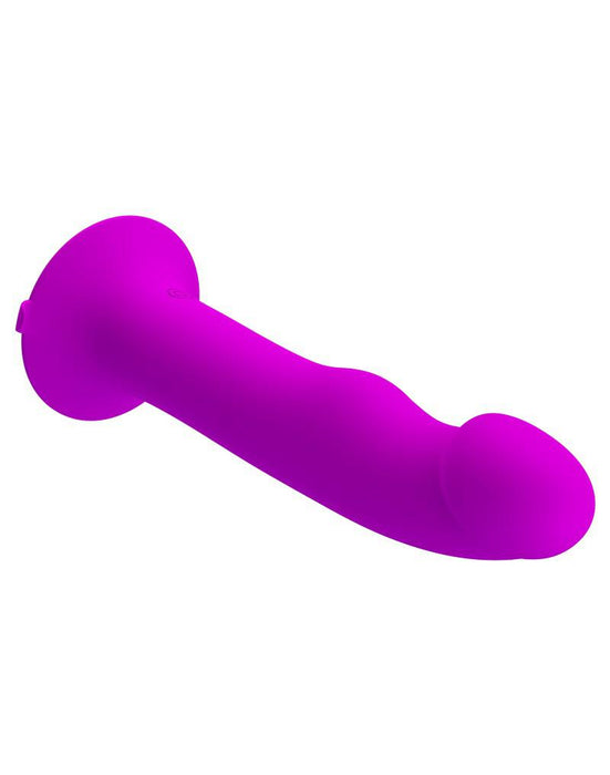 Pretty Love - Murray - Vibrerende Dildo - 19 cm - Dieproze - USB Oplaadbaar - Siliconen-Laced-up.nl