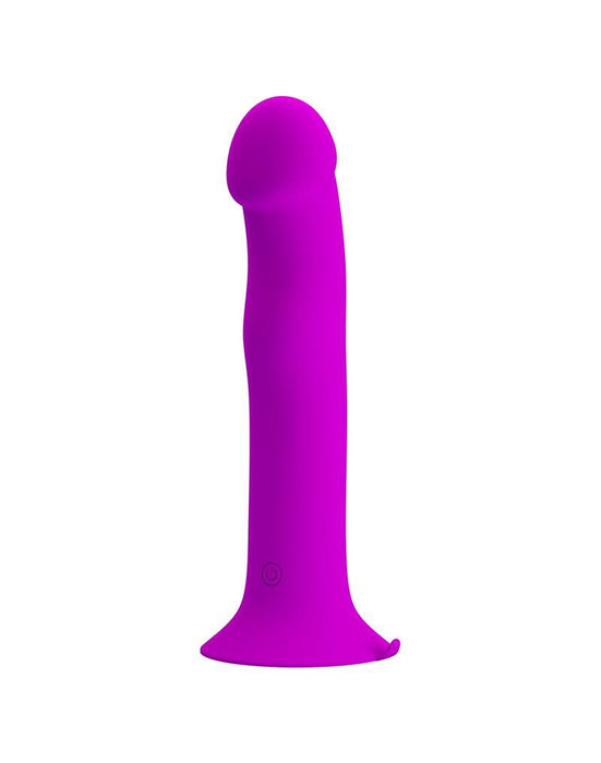 Pretty Love - Murray - Vibrerende Dildo - 19 cm - Dieproze - USB Oplaadbaar - Siliconen-Laced-up.nl