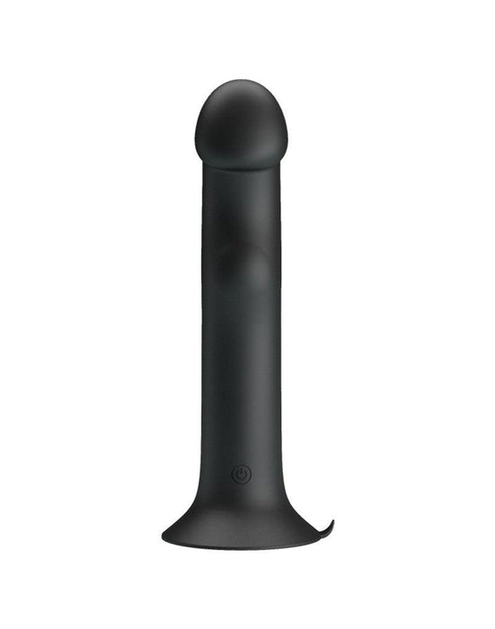 Pretty Love - Murray - Vibrerende Dildo - 19 cm - Zwart - USB Oplaadbaar - Siliconen-Laced-up.nl