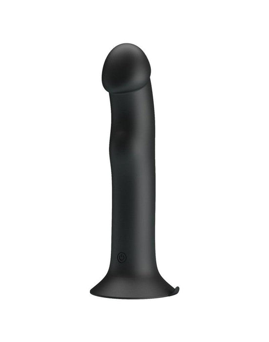 Pretty Love - Murray - Vibrerende Dildo - 19 cm - Zwart - USB Oplaadbaar - Siliconen-Laced-up.nl