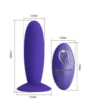 Pretty Love - Murray Youth - Vibrerende Buttplug - Met Afstandsbediening - Paars-Laced-up.nl