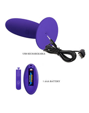 Pretty Love - Murray Youth - Vibrerende Buttplug - Met Afstandsbediening - Paars-Laced-up.nl
