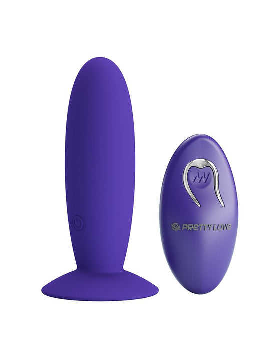 Pretty Love - Murray Youth - Vibrerende Buttplug - Met Afstandsbediening - Paars-Laced-up.nl
