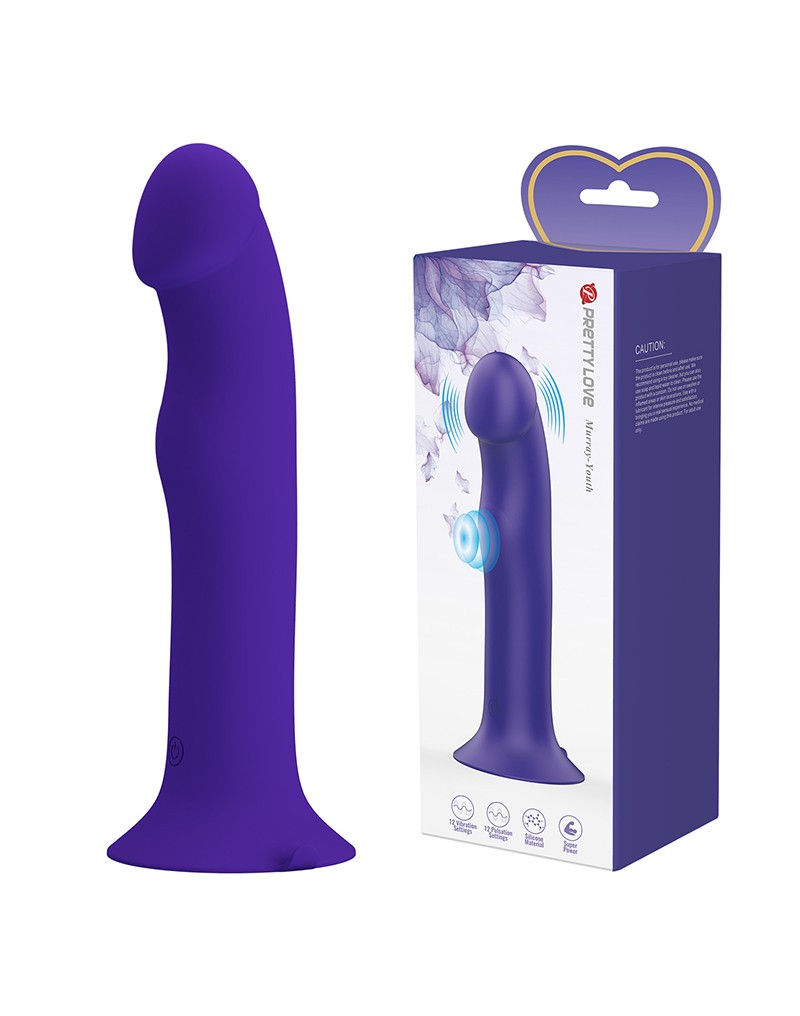 Pretty Love - Murray Youth - Vibrerende Dildo - Paars-Laced-up.nl