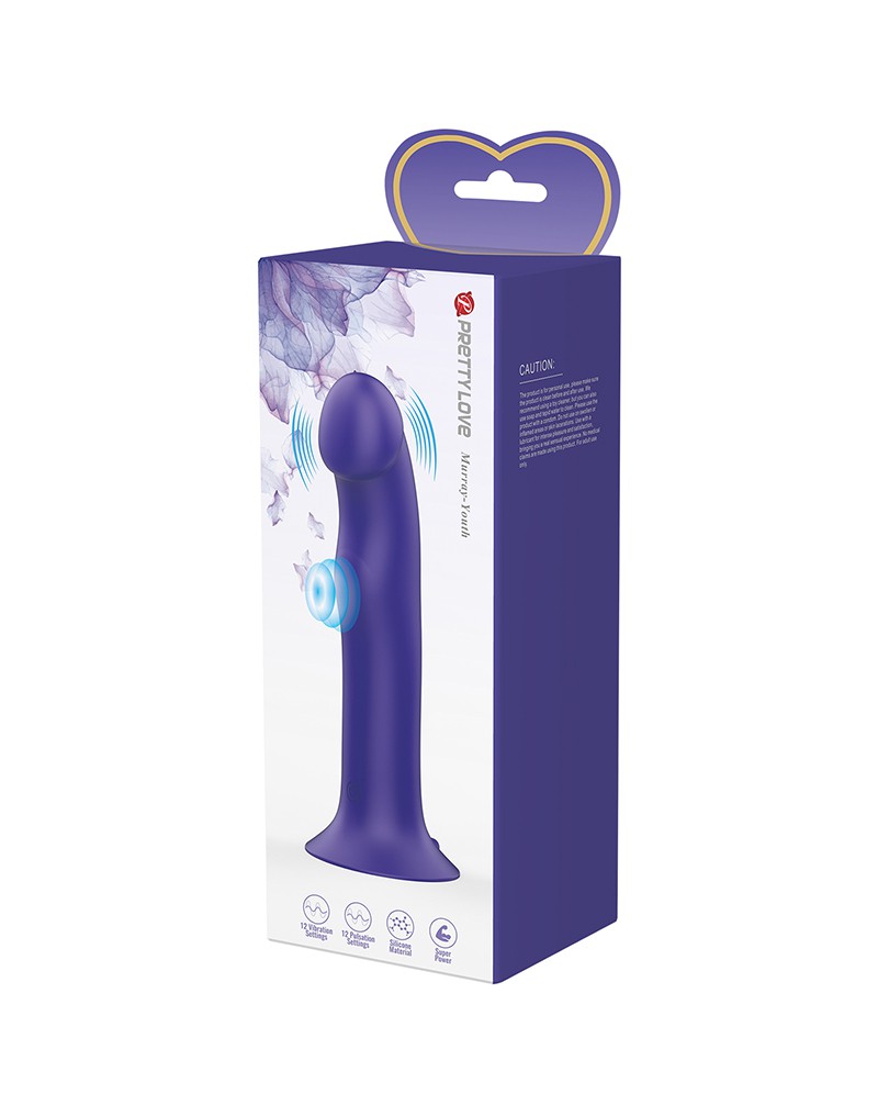 Pretty Love - Murray Youth - Vibrerende Dildo - Paars-Laced-up.nl