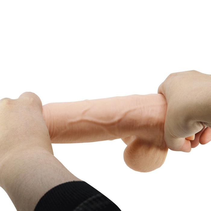 Pretty Love - Najim - Sliding Skin Dildo - Lengte 21.8 cm - Ø 4.6 cm - Lichte Huidskleur-Laced-up.nl