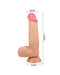 Pretty Love - Najim - Sliding Skin Dildo - Lengte 21.8 cm - Ø 4.6 cm - Lichte Huidskleur-Laced-up.nl