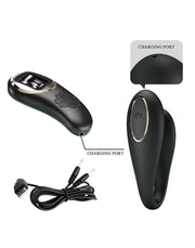 Pretty Love - Nathan - Partner Vibrator - Afstandsbediening met LED Display - Zwart-Laced-up.nl