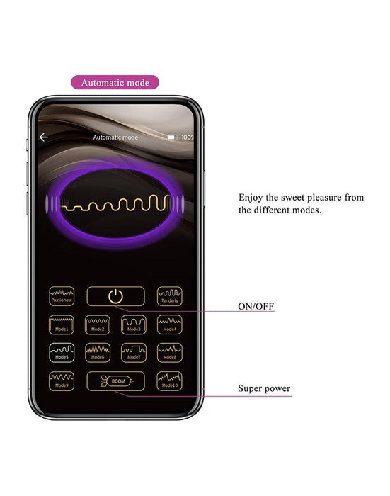 Pretty Love - Nymph - Vibrerend eitje - Met App Control - Dieproze-Laced-up.nl