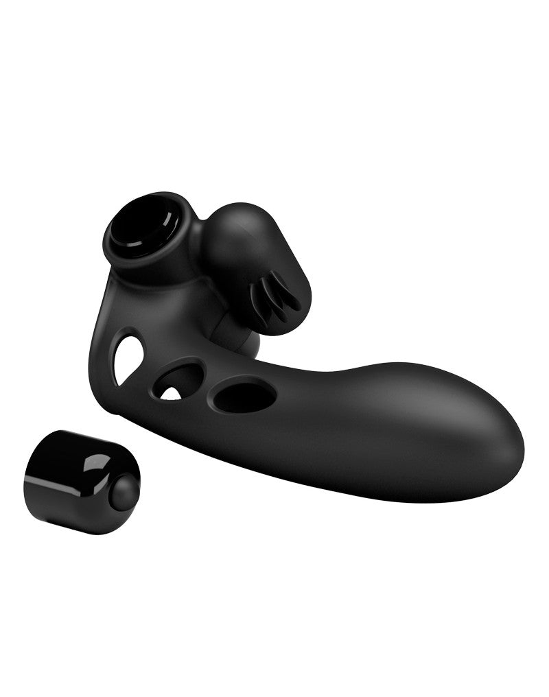 Pretty Love - Orlando - Vinger Vibrator - Zwart-Laced-up.nl