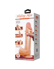 Pretty Love - Orton - Sliding Skin Dildo - Lengte 24 cm - Diameter 5 cm - Lichte Huidskleur-Laced-up.nl