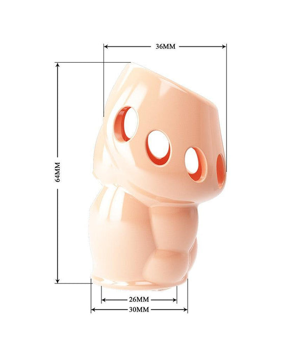 Pretty Love - Oscar - Penis Sleeve - Cock Sleeve Voor Langdurige en Sterkere Erecties - Lichte Huidskleur-Laced-up.nl