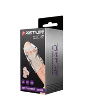 Pretty Love - Oscar - Penis Sleeve - Cock Sleeve Voor Langdurige en Sterkere Erecties - Transparant-Laced-up.nl