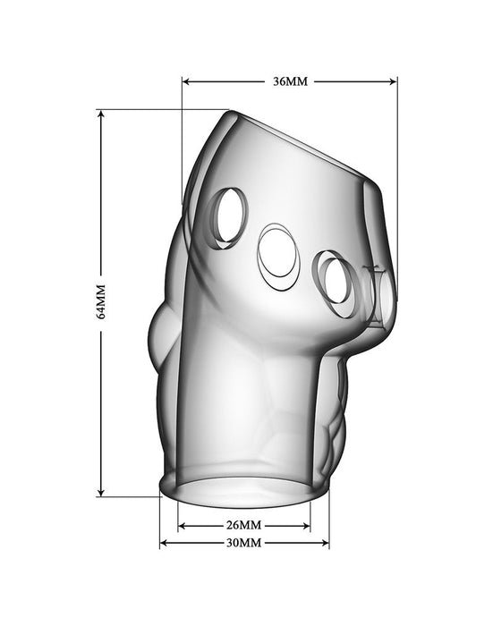 Pretty Love - Oscar - Penis Sleeve - Cock Sleeve Voor Langdurige en Sterkere Erecties - Transparant-Laced-up.nl