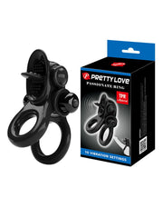 Pretty Love - Passionate Ring - Vibrerende Cockring - Zwart-Laced-up.nl