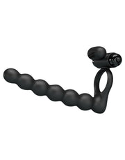 Pretty Love - Hercules - Vibrerende Cockring Met Buttplug - Zwart-Laced-up.nl