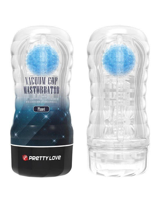 Pretty Love - Planet Blue - Masturbator Cup - Met Rollende Bal Voor Extra Sensaties - Blauw-Laced-up.nl