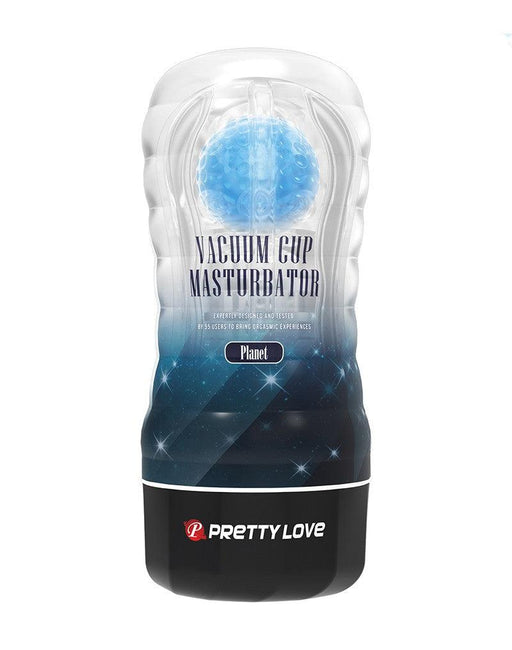 Pretty Love - Planet Blue - Masturbator Cup - Met Rollende Bal Voor Extra Sensaties - Blauw-Laced-up.nl