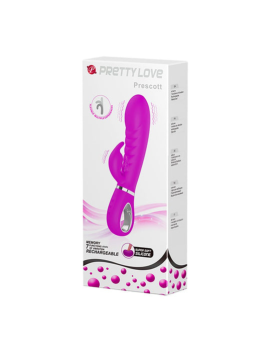 Pretty Love - Prescott - Rabbit Vibrator - Dubbele Motor - Dieproze-Laced-up.nl