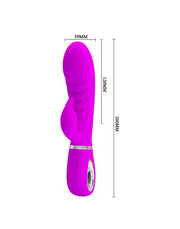 Pretty Love - Prescott - Rabbit Vibrator - Dubbele Motor - Dieproze-Laced-up.nl