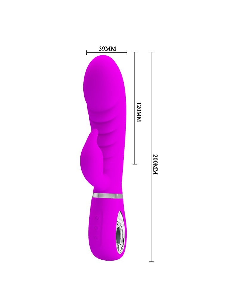 Pretty Love - Prescott - Rabbit Vibrator - Dubbele Motor - Dieproze-Laced-up.nl