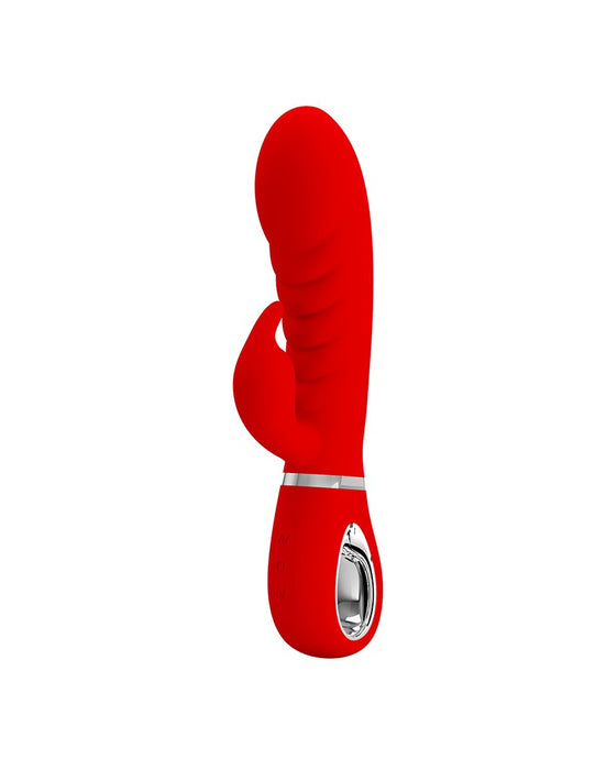 Pretty Love - Prescott - Rabbit Vibrator - Dubbele Motor - Rood-Laced-up.nl